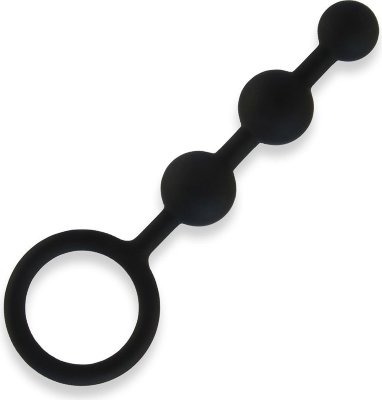 Черные силиконовые анальные бусы Silicone Anal Beads - 14 см. Длина: 14 см. Диаметр: 2 см. Испытайте острые ощущения анального удовольствия с силиконовыми анальными шариками All About Anal с 3 шариками черного цвета! Эта привлекательная игрушка оснащена тремя ультрагладкими силиконовыми бусинами, которые обеспечивают легкую и необыкновенно приятную игру, что делает ее идеальной для начинающих. Рабочая длина - 13 см. Страна: Китай. Материал: силикон.