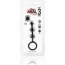 Черные силиконовые анальные бусы Silicone Anal Beads - 14 см. - Черные силиконовые анальные бусы Silicone Anal Beads - 14 см.