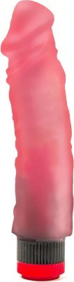 Рельефный розовый вибратор-реалистик - 19,5 см.  Цена 1 210 руб. Длина: 19.5 см. Диаметр: 4.4 см. Поверьте, этот реалистичный вибромассажер идеально подойдет для тренировки интимных мышц и секс-массажа. Его конёк – не только значительные размеры, но и фаллическая форма с ярко выраженной головкой и узором вен. Привлекательный розовый цвет разбудит сексуальный аппетит ещё до того, как вы примете удобную позу. Вибрация, управляемая пультом в основании, только усилит приятные ощущения от глубоких проникновений упругого ствола в лоно. Страна: Россия. Материал: поливинилхлорид (ПВХ, PVC). Батарейки: 2 шт., тип AA.