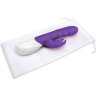 Фиолетовый вибромассажер с клиторальной стимуляцией Clitoral Suction Rabbit - 24,5 см.