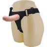 Реалистичный страпон-фаллоимитатор на трусиках Ultra Passionate Harness - 15 см.