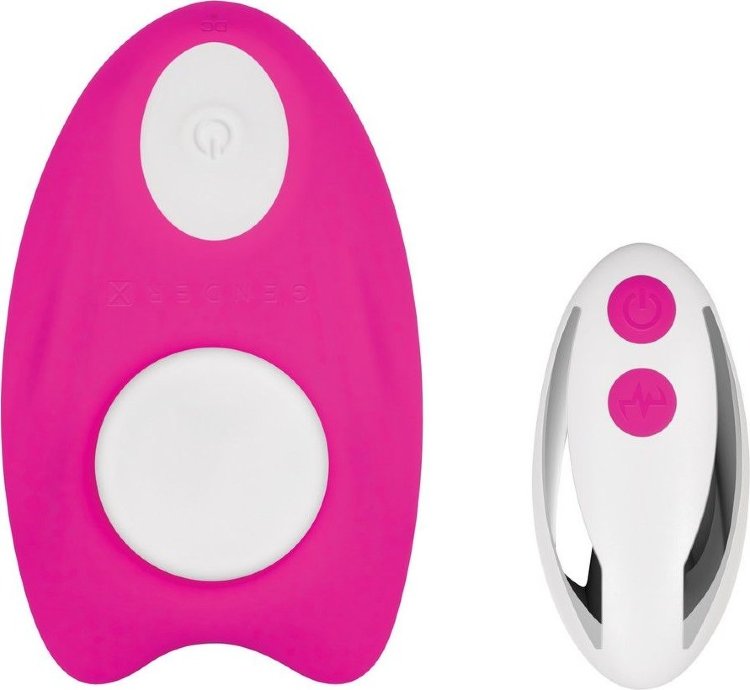 Розовая вибровкладка в трусики с пультом ДУ Under The Radar