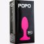 Розовая пробка POPO Pleasure со встроенным вовнутрь стальным шариком - 10,5 см.  Цена 2 689 руб. - Розовая пробка POPO Pleasure со встроенным вовнутрь стальным шариком - 10,5 см.
