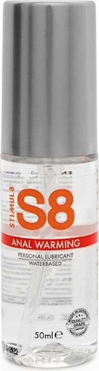 Согревающий анальный лубрикант Stimul8 Warming Anal Lube - 50 мл.