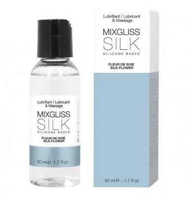 Смазка на силиконовой основе Mixgliss Silk - 50 мл. Mixgliss Silk — это флюид с тонким ароматом шелковых цветов, подходящий как в качестве лубриканта, так и в качестве массажного масла. Мягкая текстура геля на силиконовой основе подойдет для романтического массажа и сделает каждое прикосновение более чувственным и приятным. • Дерматологически протестирован • Не липкий, нежирный • Легкая, мягкая текстура • Не содержит парабенов • Долго держится на коже Внимание: • При попадании в глаза промыть водой. • В случае аллергической реакции прекратите использование. • Хранить вдали от света и тепла. Страна: Франция. Объем: 50 мл.