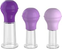 Набор из 3 мини помп-присосок для груди Nipple Enhancer Set