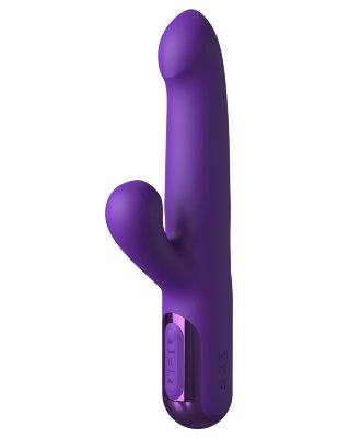 Фиолетовый вибратор-кролик Super Sonix Thruster - 22 см. Длина: 22 см. Диаметр: 3.5 см. Стимулятор Super Sonix Thruster с функциями вибрации, пульсации и лизания. Имеет 7 режимов пульсации (до 700 движений в минуту), 10 режимов вибрации и стимуляцию клитора тремя язычками. Корпус из медицинского силикона, водонепроницаемый (IPX6). Заряжается через USB за 160 минут. Рабочая длина - 12,5 см. Страна: Китай. Материал: термопластичная резина (TPR). Батарейки: встроенный аккумулятор.