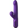 Фиолетовый вибратор-кролик Super Sonix Thruster - 22 см.