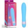 Голубой классический вибратор Precious Passion Vibrator - 17 см.