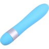 Голубой классический вибратор Precious Passion Vibrator - 17 см.