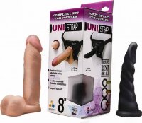 Комплект из трусиков Harness и двух насадок - 20,5 и 18 см.