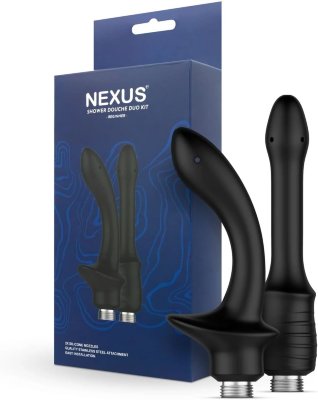 Набор из 2 насадок для анального душа Shower Douche Duo Kit Beginner Набор для анального душа Nexus Shower Douche Duo для начинающих содержит 2 силиконовые насадки, которые обеспечивают комфорт и максимальную чистоту. Просто открутите насадку для душа и замените её на выбранную вами насадку, чтобы тщательно очистить интимные зоны. Обе насадки прочные, но гибкие, с большими отверстиями по всему кончику. Рабочая длина С-образной насадки - 11,5 см, диаметр - 3 см. Рабочая длина классической насадки - 11,1 см, диаметр - 2,7 см. Страна: Великобритания. Материал: силикон.