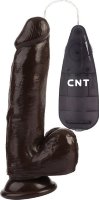 Коричневый вибратор-реалистик 7.4 Stud Realistic Dildo - 19 см.