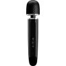 Черный мощный жезловый вибратор с изогнутой ручкой Charming Massager - 24 см.