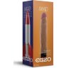 Реалистичный мультискоростной вибратор без мошонки Mad Rocket - 23 см.