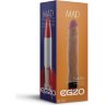 Реалистичный мультискоростной вибратор без мошонки Mad Rocket - 23 см.