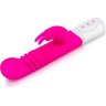 Розовый массажер для G-точки Slim Shaft thrusting G-spot Rabbit - 23 см.