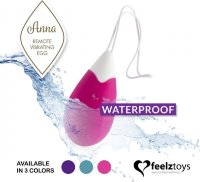Розовое виброяйцо на радиоуправлении Anna Vibrating Egg Remote