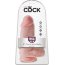 Телесный фаллоимитатор на присоске Chubby - 22,9 см.  Цена 15 562 руб. - Телесный фаллоимитатор на присоске Chubby - 22,9 см.