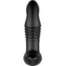 Черный массажер простаты Nexus Thrust с возвратно-поступательными движениями - 13,8 см.