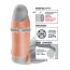 Телесная насадка Real Feel Enhancer XL - 17 см. - Телесная насадка Real Feel Enhancer XL - 17 см.