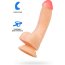 Телесный фаллоимитатор Nash - 18 см. - Телесный фаллоимитатор Nash - 18 см.