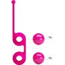 Ярко-розовые вагинальные шарики Kegel Tighten Up III
