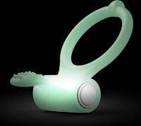 Светящееся в темноте эрекционное виброкольцо Power Clit