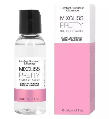 Смазка на силиконовой основе Mixgliss Pretty - 50 мл. Невинный и утонченный аромат цветущей дикой вишни Mixgliss Pretty обладает изысканностью, граничащей с провокацией. Соблазните своего партнера и отправляйтесь в безумно путешествие с этим гелем на силиконовой основе для массажа и смазки 2 в 1 длительного действия. • Дерматологически протестирован • Не липкий нежирный • Легкая, мягкая текстура • Не содержит парабенов • Долго держится на коже Внимание: • При попадании в глаза промыть водой. • В случае аллергической реакции прекратите использование. • Хранить вдали от света и тепла. Страна: Франция. Объем: 50 мл.