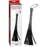 Черная многохвостая плеть Pleasure Whip - 46 см.