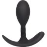 Черная анальная втулка Anal Play Plug S - 8,6 см.