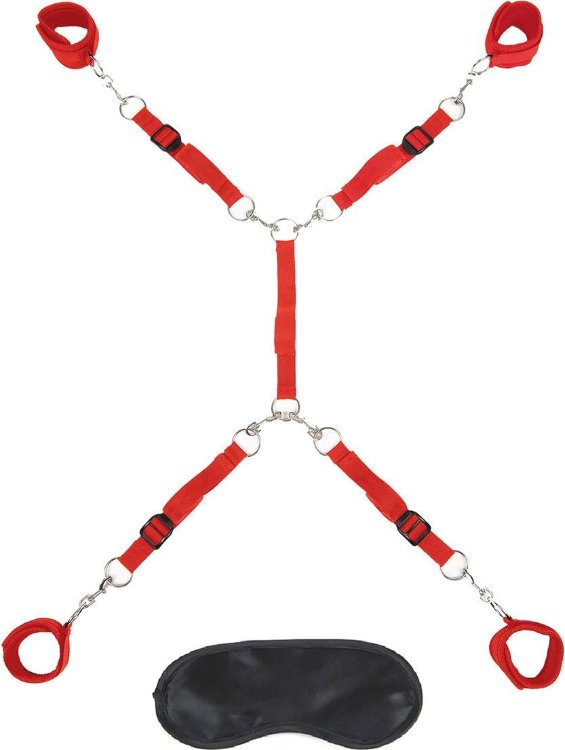Красная фиксация на матрас Classic Bedspreader