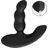 Черный силиконовый стимулятор простаты Levett Nitoc с пультом ДУ