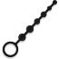Черные силиконовые анальные бусы Silicone Anal Beads - 21 см. - Черные силиконовые анальные бусы Silicone Anal Beads - 21 см.