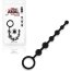 Черные силиконовые анальные бусы Silicone Anal Beads - 21 см. - Черные силиконовые анальные бусы Silicone Anal Beads - 21 см.