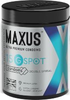 Гладкие презервативы Maxus G spot с двойной спиралью - 15 шт.