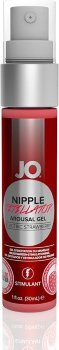 Возбуждающий гель JO Nipple Titillator Electric Strawberry - 30 мл.