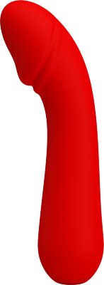 Красный силиконовый вибратор Cetus для G-точки - 15 см.  Цена 5 571 руб. Длина: 15 см. Диаметр: 3.5 см. Супермягкий силиконовый вибратор для зоны G с невероятной функциональностью и чувственными контурами - Cetus! Разнообразные режимы (12 на выбор), бархатистая текстура и изогнутый дизайн создают плавный переход и быстрый скачок к состоянию эйфории. Этот вибратор премиум-класса изготовлен из мягкого и бархатистого на ощупь силикона. Эта игрушка также сгибается и движется вместе с вами, позволяя достигать самых труднодоступных эрогенных зон. Страна: Китай. Материал: силикон. Батарейки: встроенный аккумулятор.