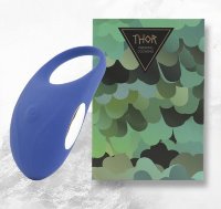 Синее кольцо с вибрацией Thor Cockring