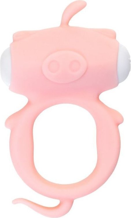 Розовое виброкольцо на пенис Kear