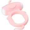 Розовое виброкольцо на пенис Kear