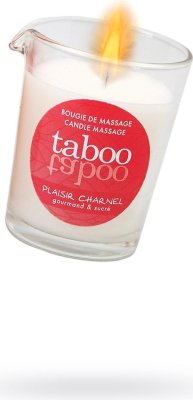 Массажное аромамасло с афродизиаками для женщин RUF Taboo Plaisir charnel - 60 гр. Вам нужен интимный момент, полный чувственности и острых ощущений? Выбирайте аромамасло с афродизиаками для незабываемого массажа! Создайте атмосферу любви при свечах, чтобы усилить желание своего партнера. Правила игры просты: зажгите свечу, пригласите партнера прилечь или занять удобную для него позу. Начните с чувственных ласк и поцелуев, чтобы подготовить тело, не забывайте, что удовольствие должно нарастать постепенно. Как только масло станет жидким, вылейте его на ладонь, это позволит вам контролировать температуру свечи массажа и лучше распределить по коже расплавленное масло. Практикуйте нежный массаж и прислушивайтесь к тому, как отзывается тело партнера на ваши действия.Включите фантазию: спина - не единственная часть тела, которая заслуживает прикосновения! Не стесняйтесь исследовать партнера, чтобы обнаружить места непредсказуемого удовольствия... Массаж с аромамаслом TABOO - это возможность прогуляться по телу своего партнера, чтобы пробудить его чувства, его волнение и сделать кожу более восприимчивой к контактам. Аромат свечи с афродизиаками усиливает природную сексуальность, наполняет тело желанием и отправляет вас во всеобъемлющий мир наслаждения! Массажные свечи производятся во Франции в Провансе (юг Франции) и состоят из 100% натурального масла (соевого и кокосового).Текучесть масла увеличивается за счет тепла. Масло лучше проникает в верхний слой кожи (эпидермис) и смягчает его. Вещества в составе обладают питательными, успокаивающими и защитными свойствами. Аромат отличается французским качеством и стойкостью. Страна: Франция. Объем: 60 гр.