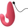 Розовый вибромассажер для двойной стимуляции Womanizer Blend