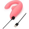 Розовый вибромассажер для двойной стимуляции Womanizer Blend