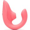 Розовый вибромассажер для двойной стимуляции Womanizer Blend