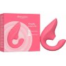 Розовый вибромассажер для двойной стимуляции Womanizer Blend