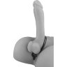 Черная анальная цепочка с эрекционным кольцом Ass-gasm Cockring Anal Beads