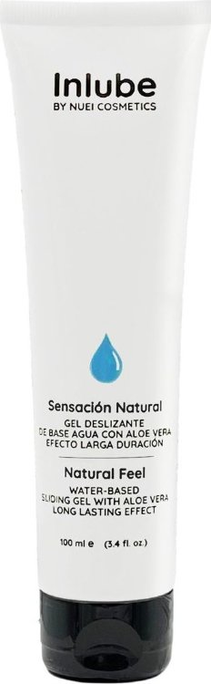 Интимный лубрикант с алоэ вера Inlube Natural Feel - 100 мл.