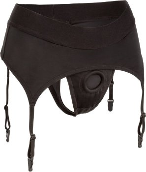 Пояс-трусики для фиксации насадок Boundless Thong with Garter L/XL