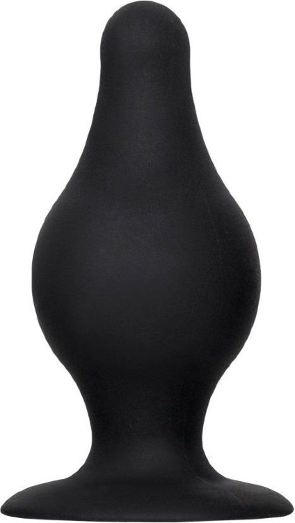 Черная анальная втулка Spade XS - 6,5 см.